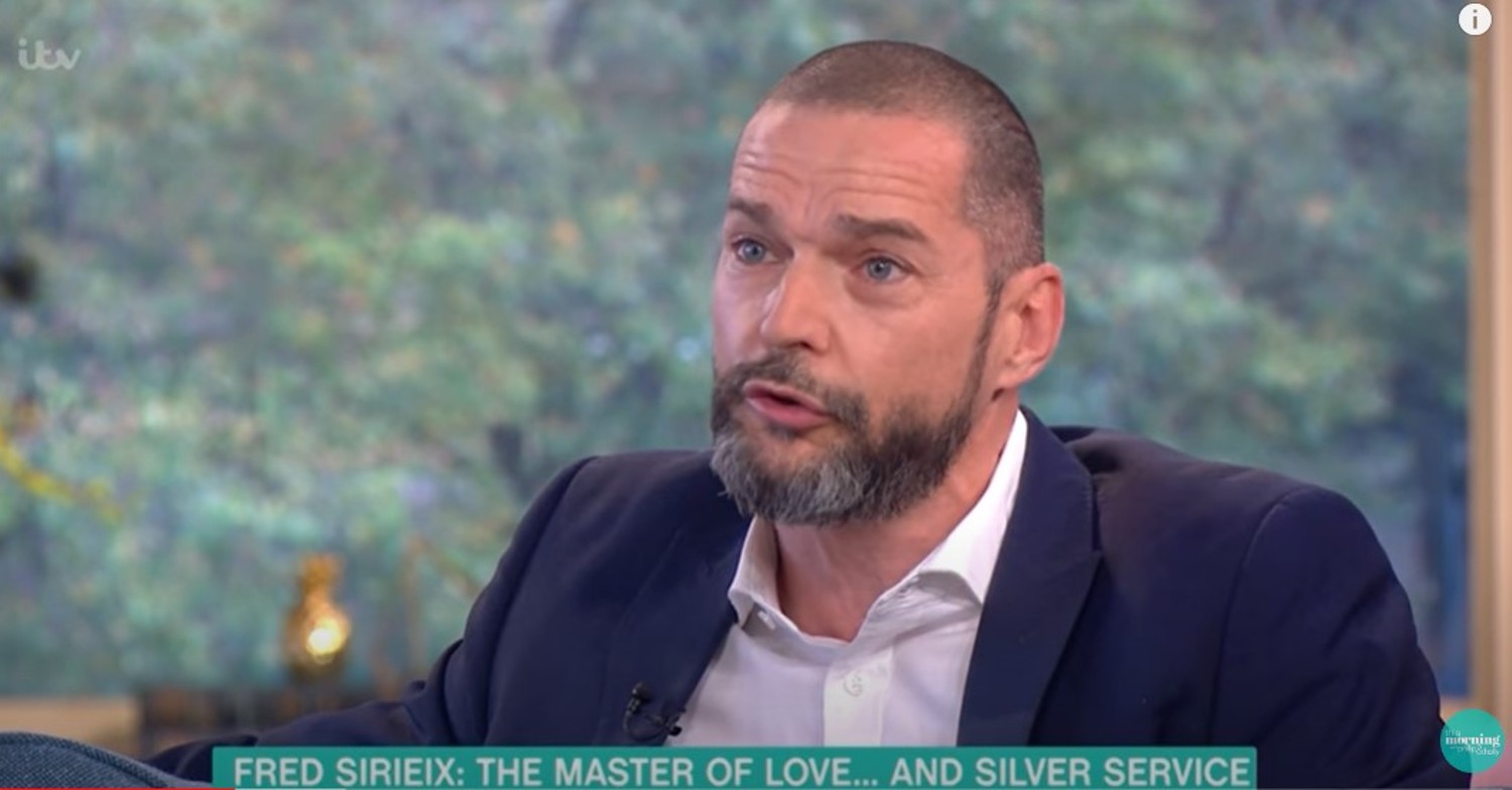 Fred Sirieix talking during This Morning interview 