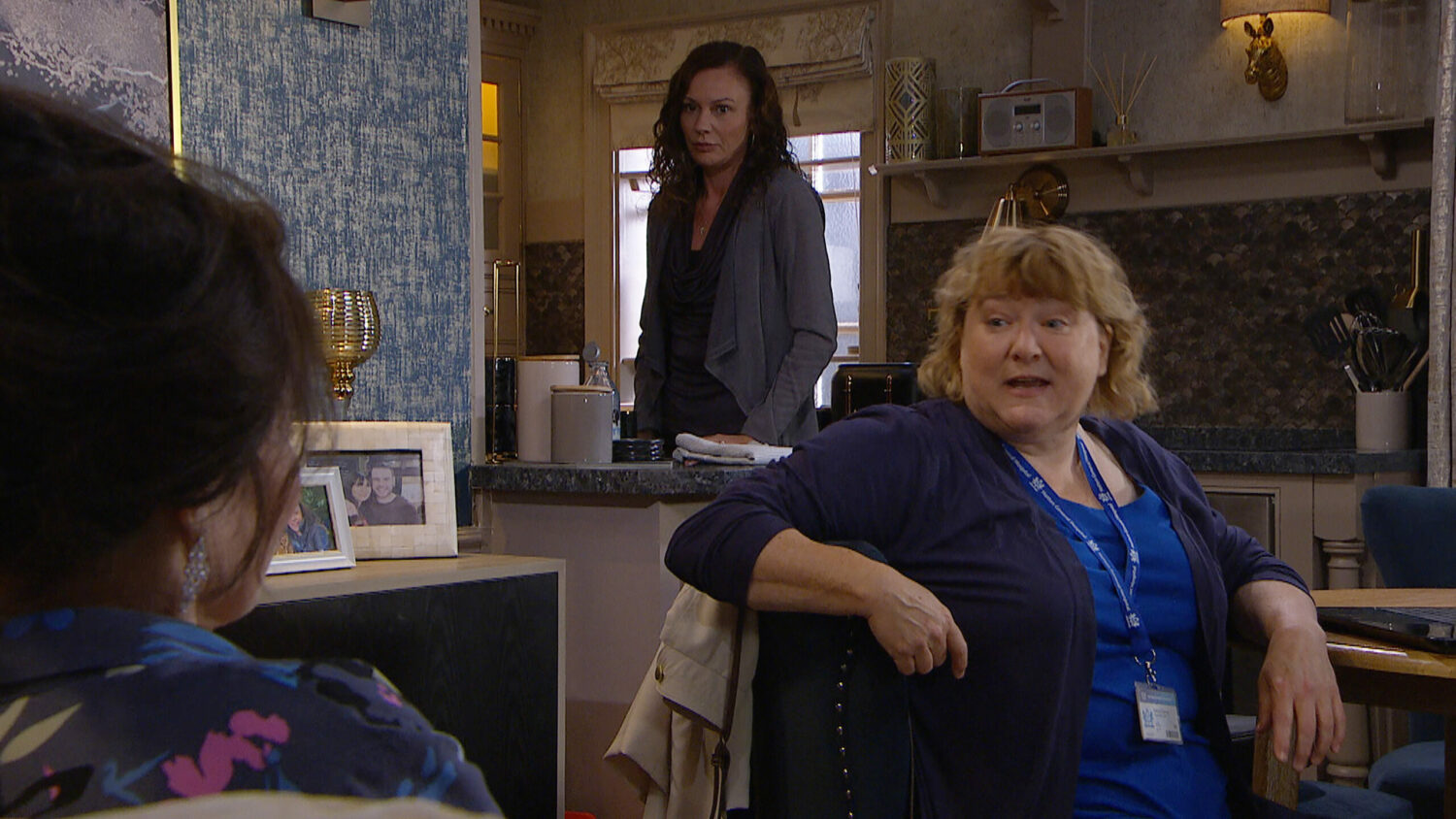 Faith's nurse and Chas Emmerdale