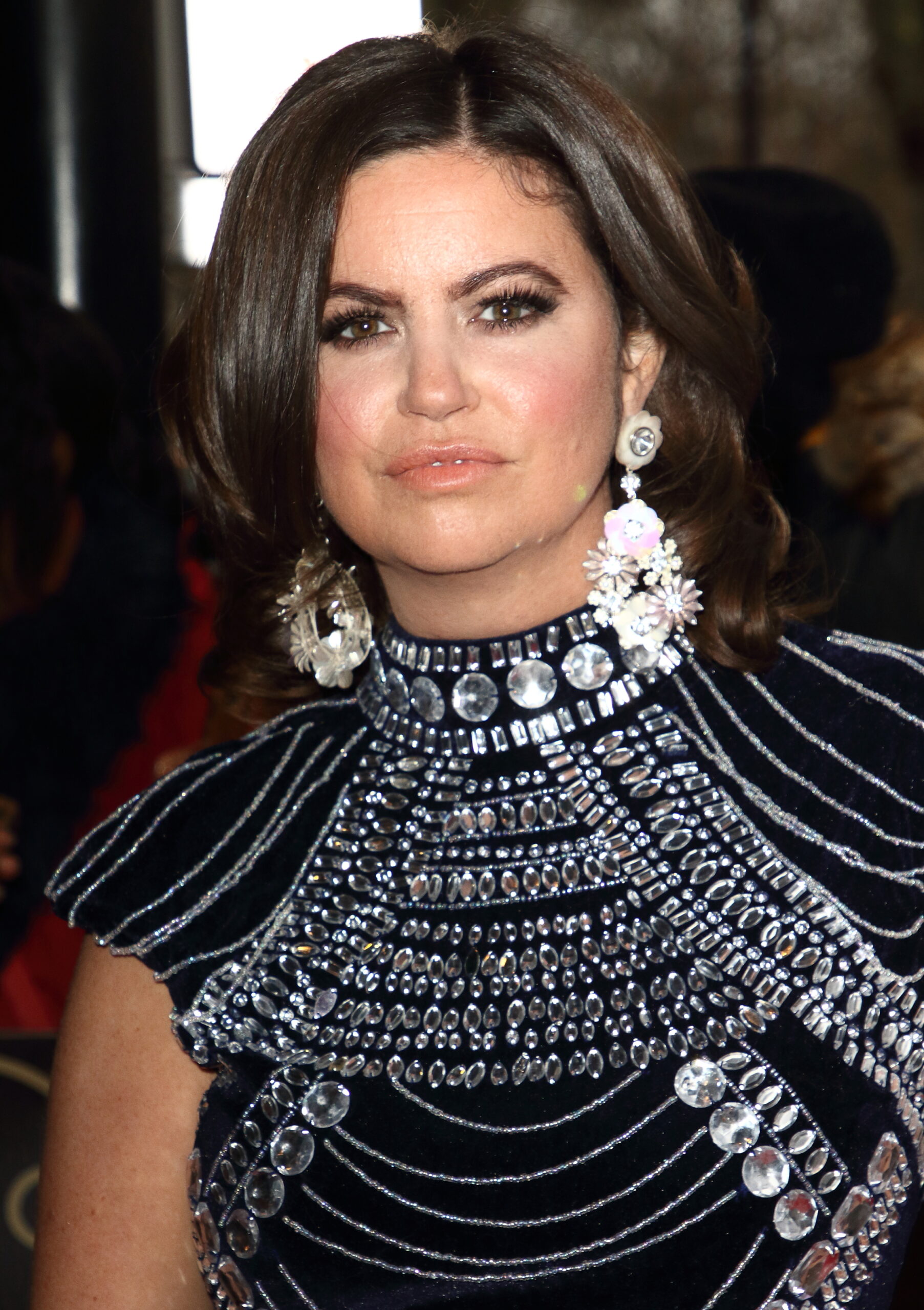 Deborah James poses on red carpet at event