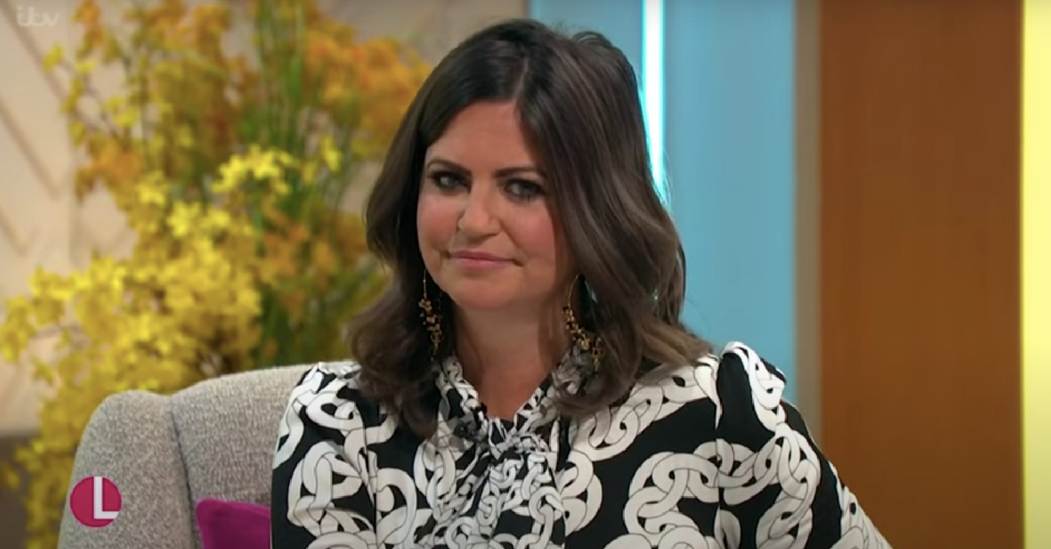 Deborah James being interviewed on Lorraine