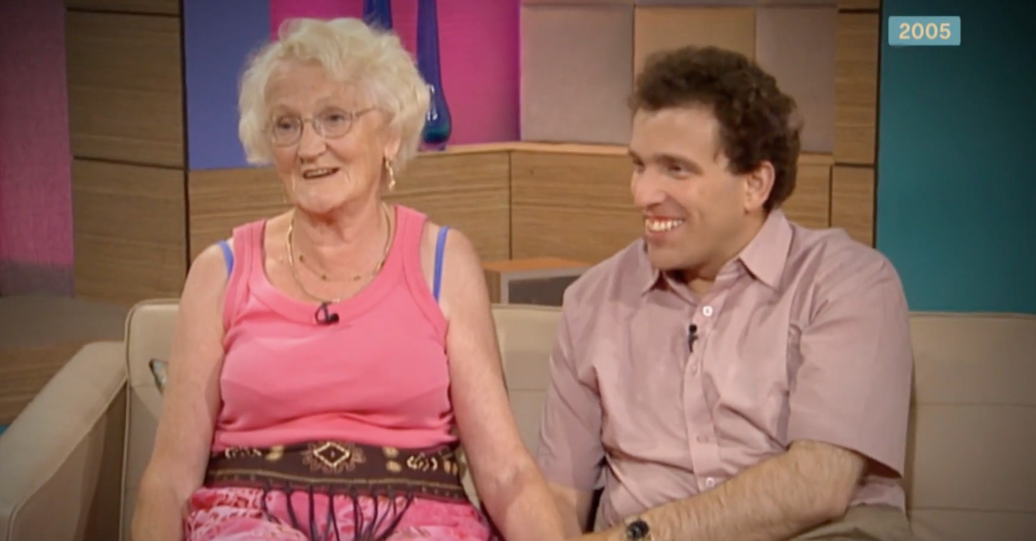 Edna and Simon in 2005 on This Morning