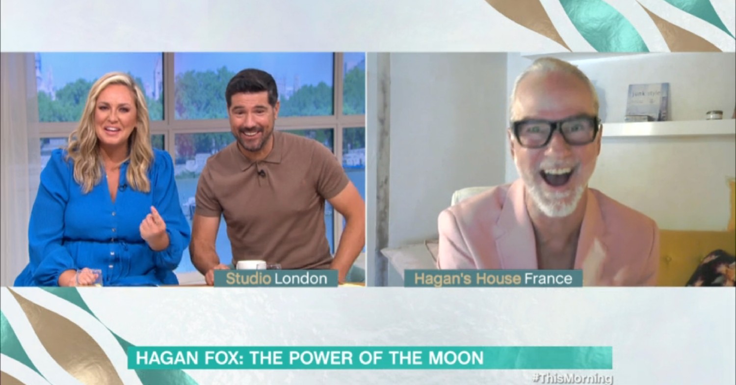 Josie Gibson, Craig Doyle, Hagan Fox looking happy on This Morning today