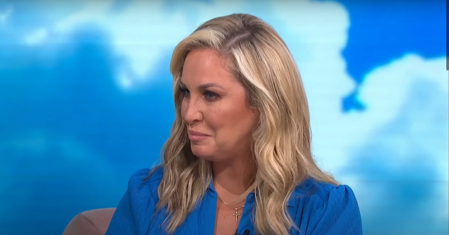 Josie Gibson smirking on This Morning today