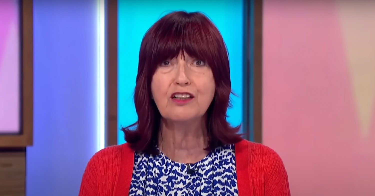 Janet Street-Porter looking startled on Loose Women