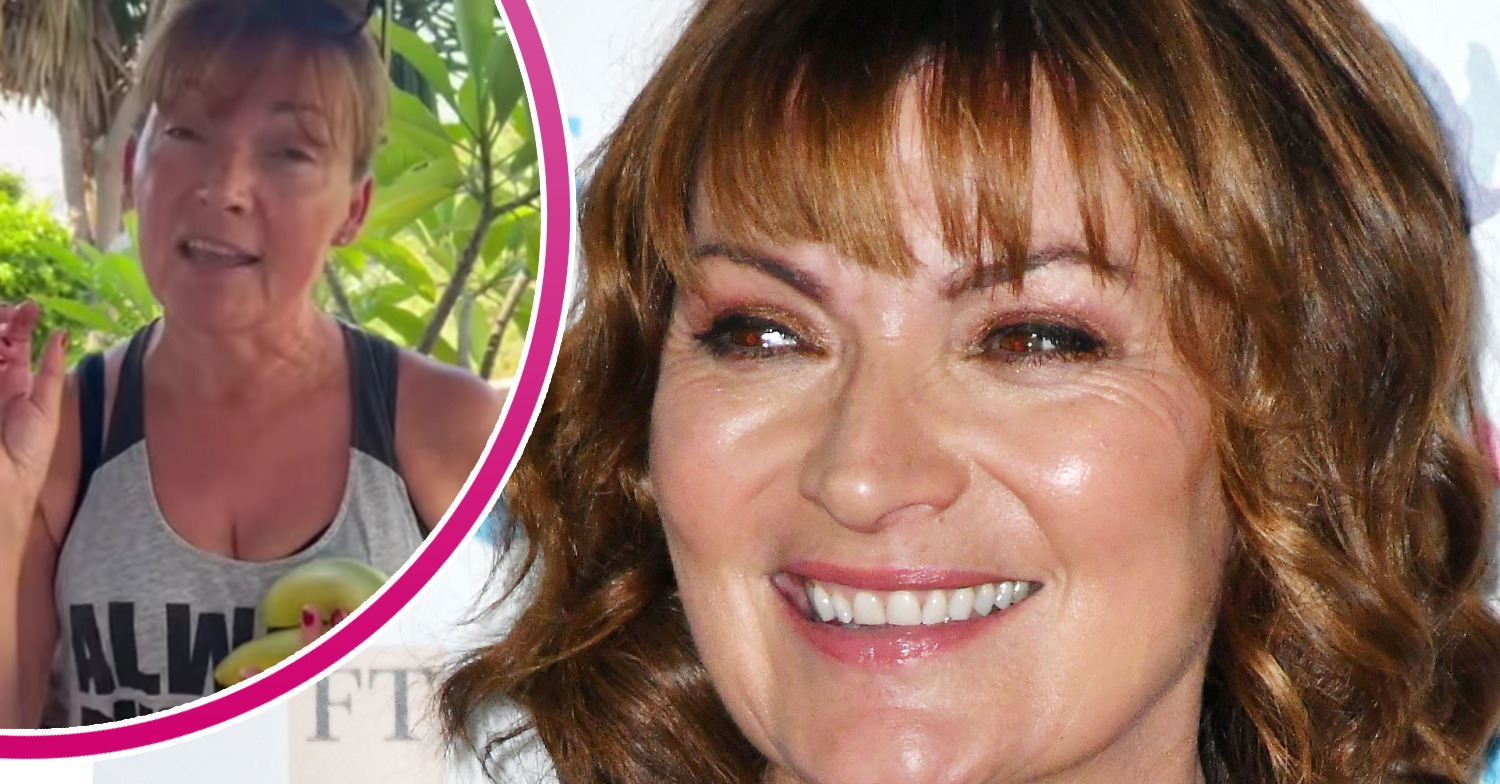 Lorraine Kelly on Instagram and the star smiling at event