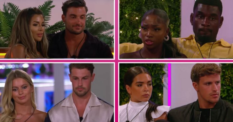 Davide, Ekin-Su, Indiyah, Dami, Andrew, Tasha, Gemma, Luca, on Love Island 2022