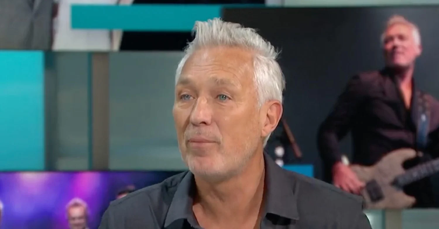 Martin Kemp looking sad 