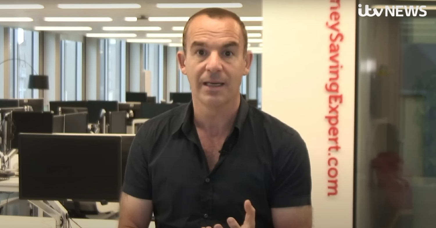 Money saving expert Martin Lewis speaking to camera 