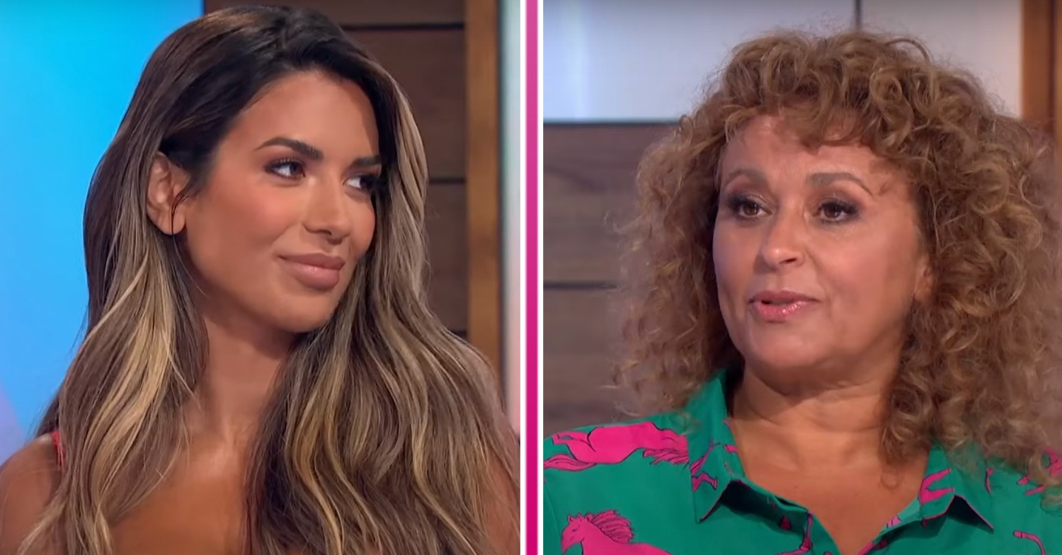 Ekin-Su and Nadia Sawalha on Loose Women today