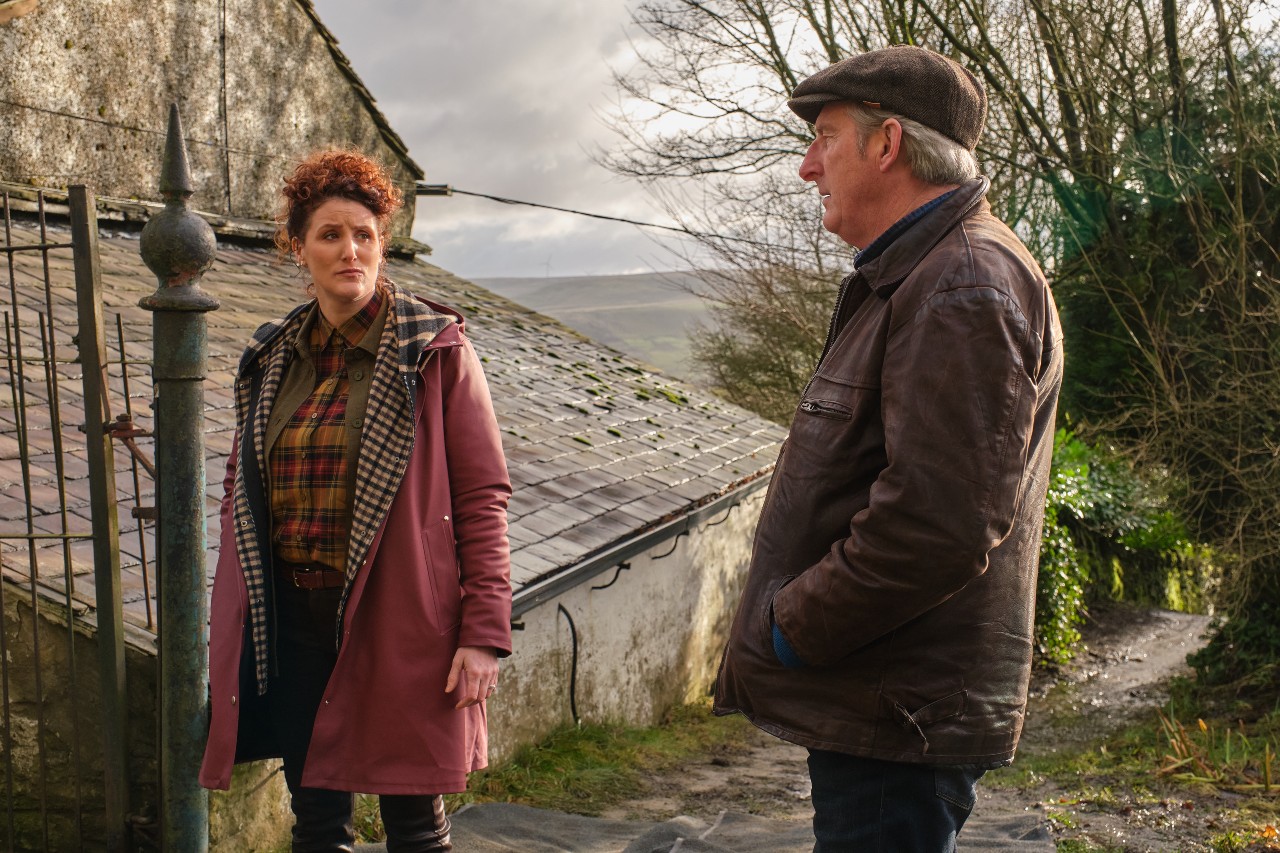 BRONAGH WAUGH AS CAROL AND ADRIAN DUNBAR AS RIDLEY
