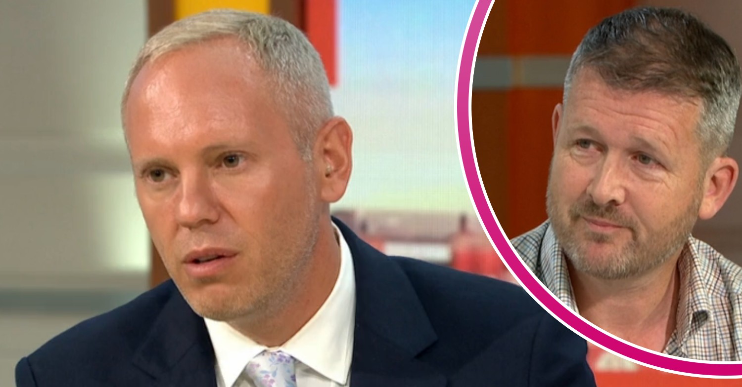 Rob Rinder and Diggory Hadoke on GMB today