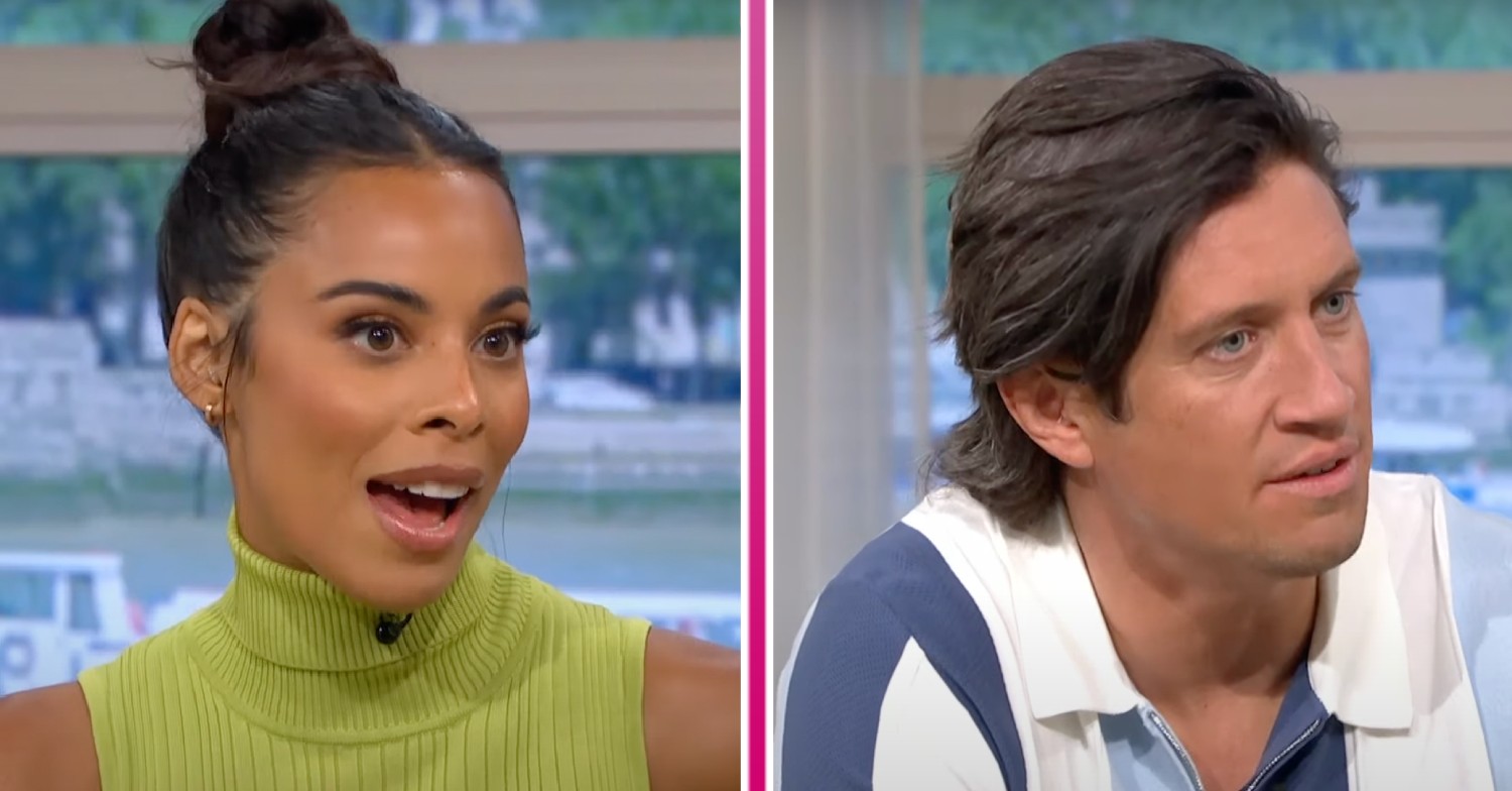 Rochelle Humes and Vernon Kay on This Morning today