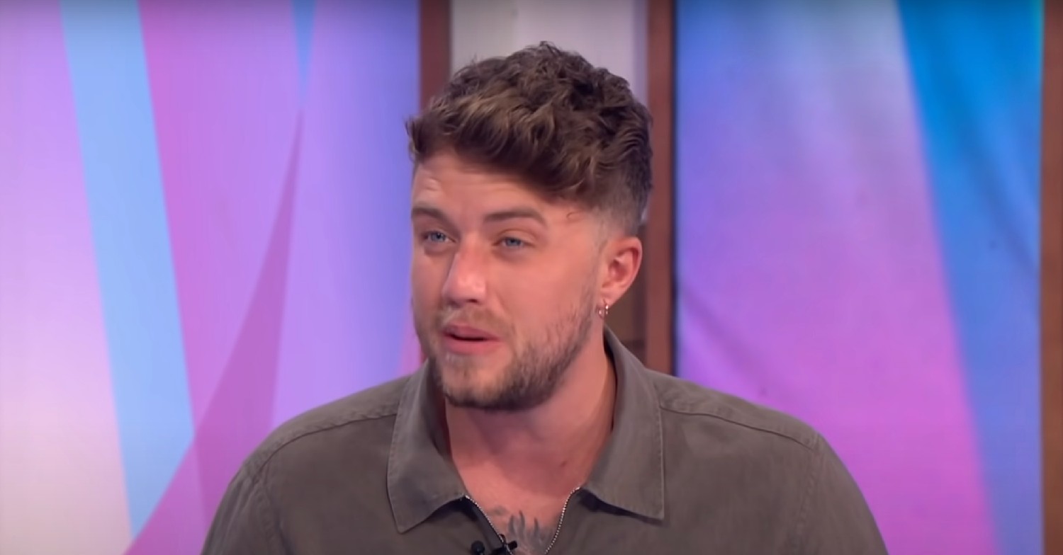 Roman Kemp screws up his face on Loose Women
