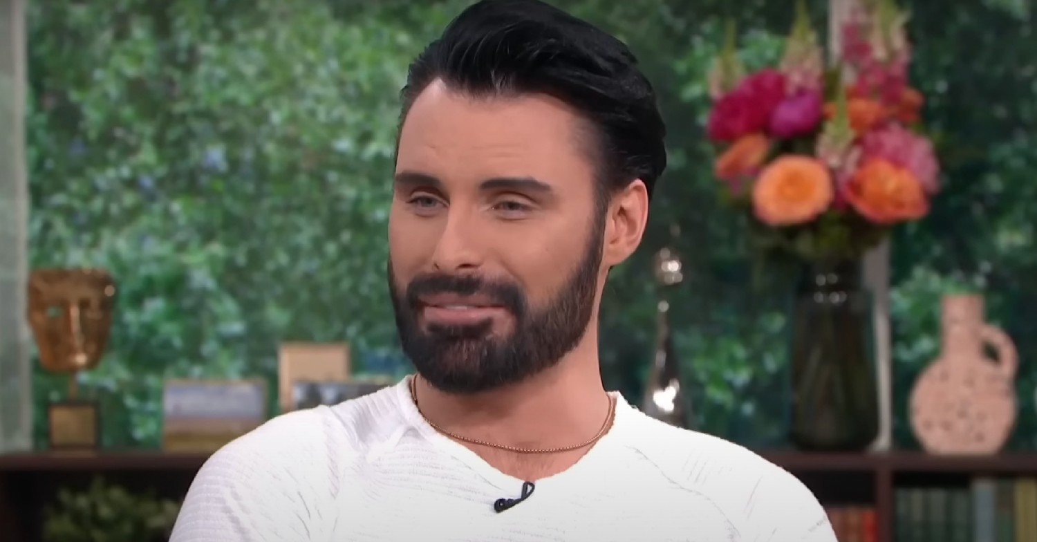 Rylan Clark smiling during an interview on This Morning