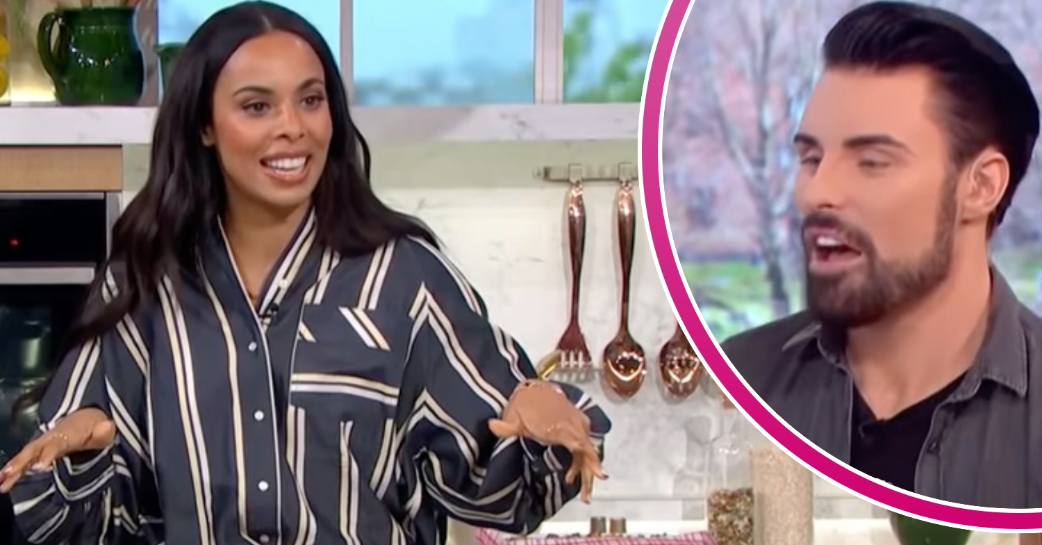 Rochelle Humes and Rylan Clark on ITV This Morning