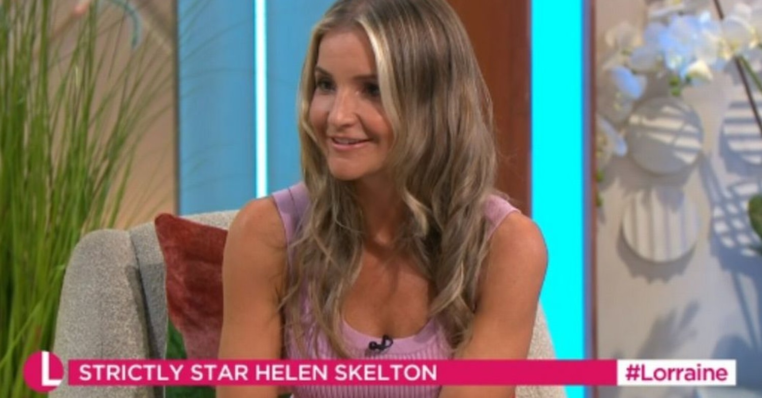 Helen Skelton on Lorraine today smiling