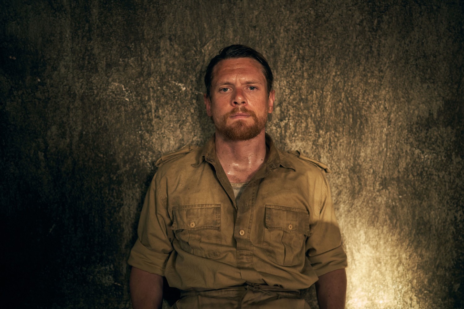 Jack O'Connell looks serious in SAS Rogue Heroes
