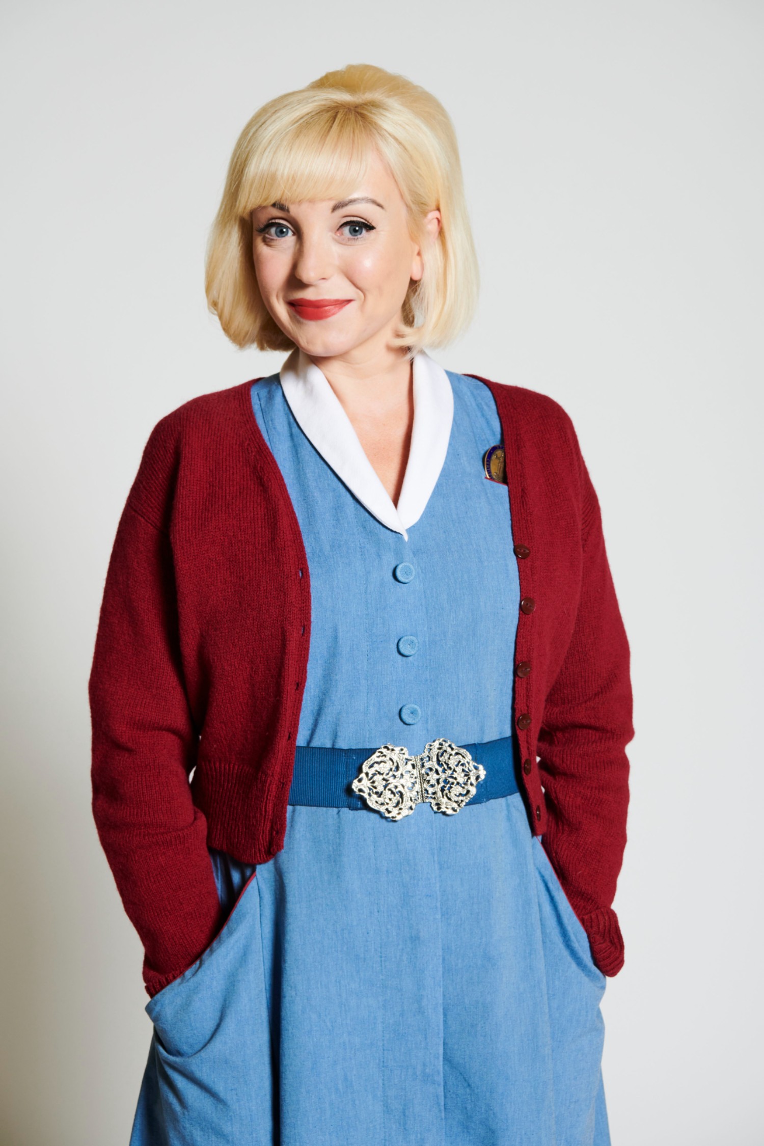 Nurse Trixie smiling on Call the Midwife