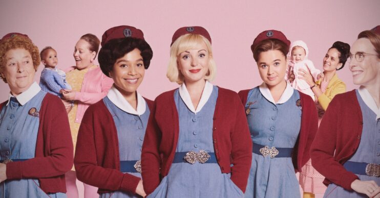 Call the Midwife cast smiling