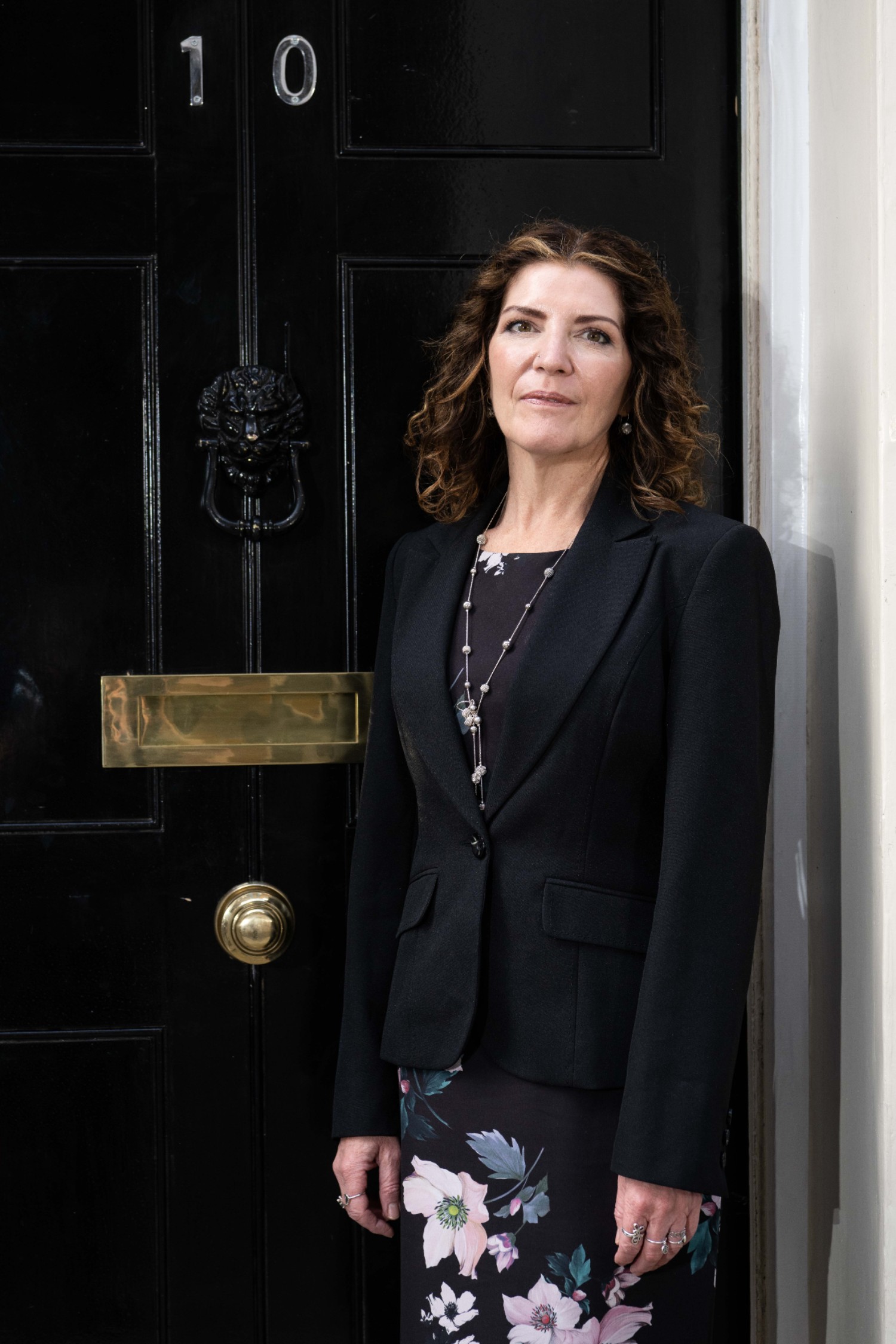 Caroline smiling in Make Me Prime Minister