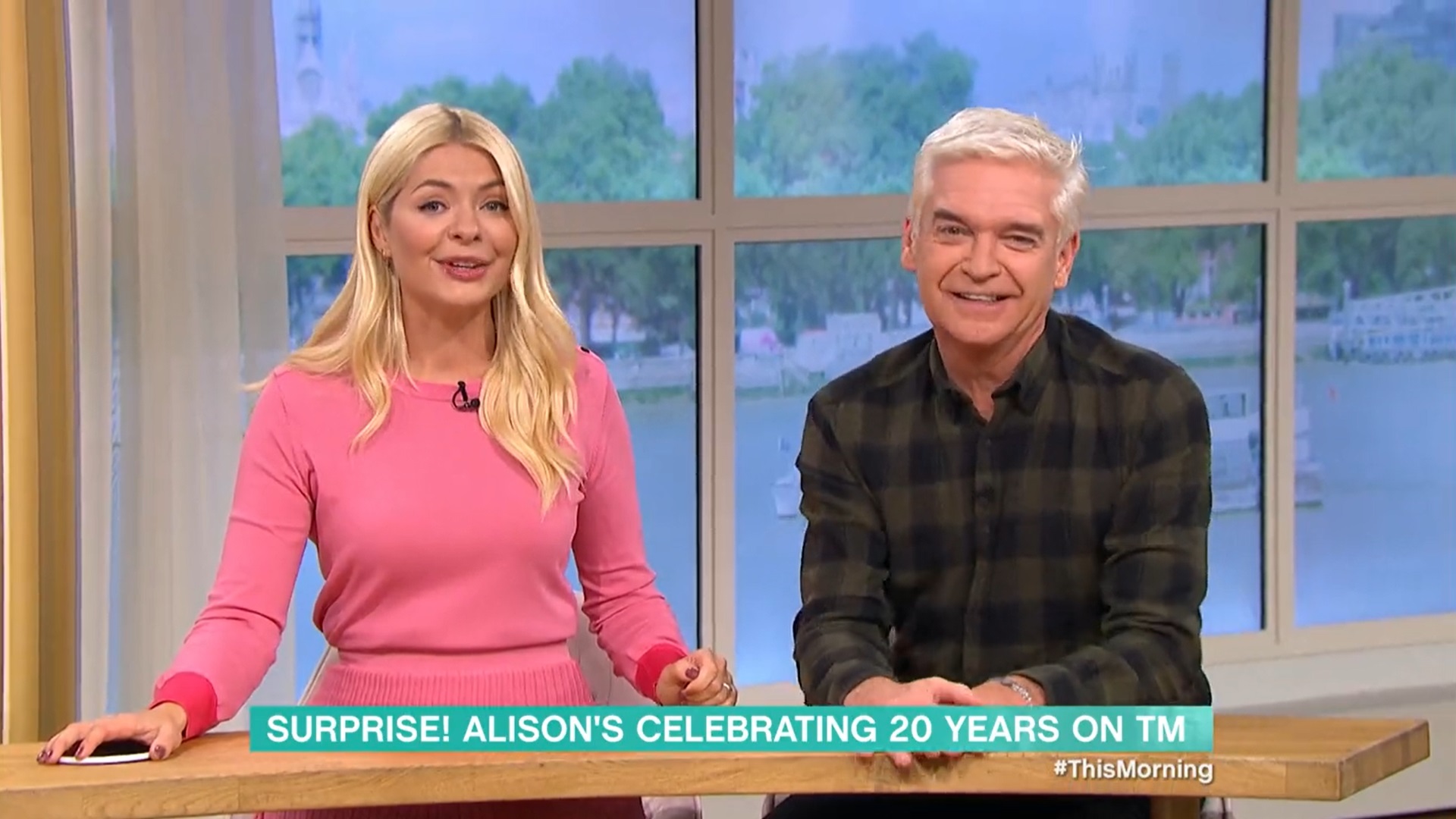 Holly Willoughby and Phillip Schofield on This Morning
