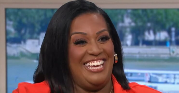 Alison Hammond smiling on This Morning today