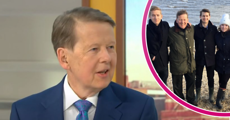 Bill Turnbull and his children
