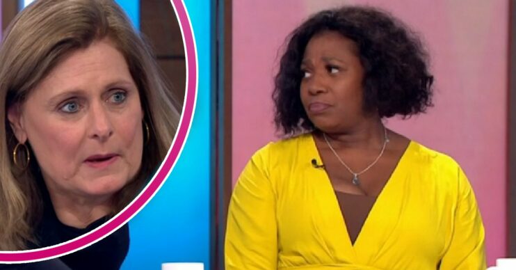 Sarah Brown and Brenda Edwards on Loose Women today