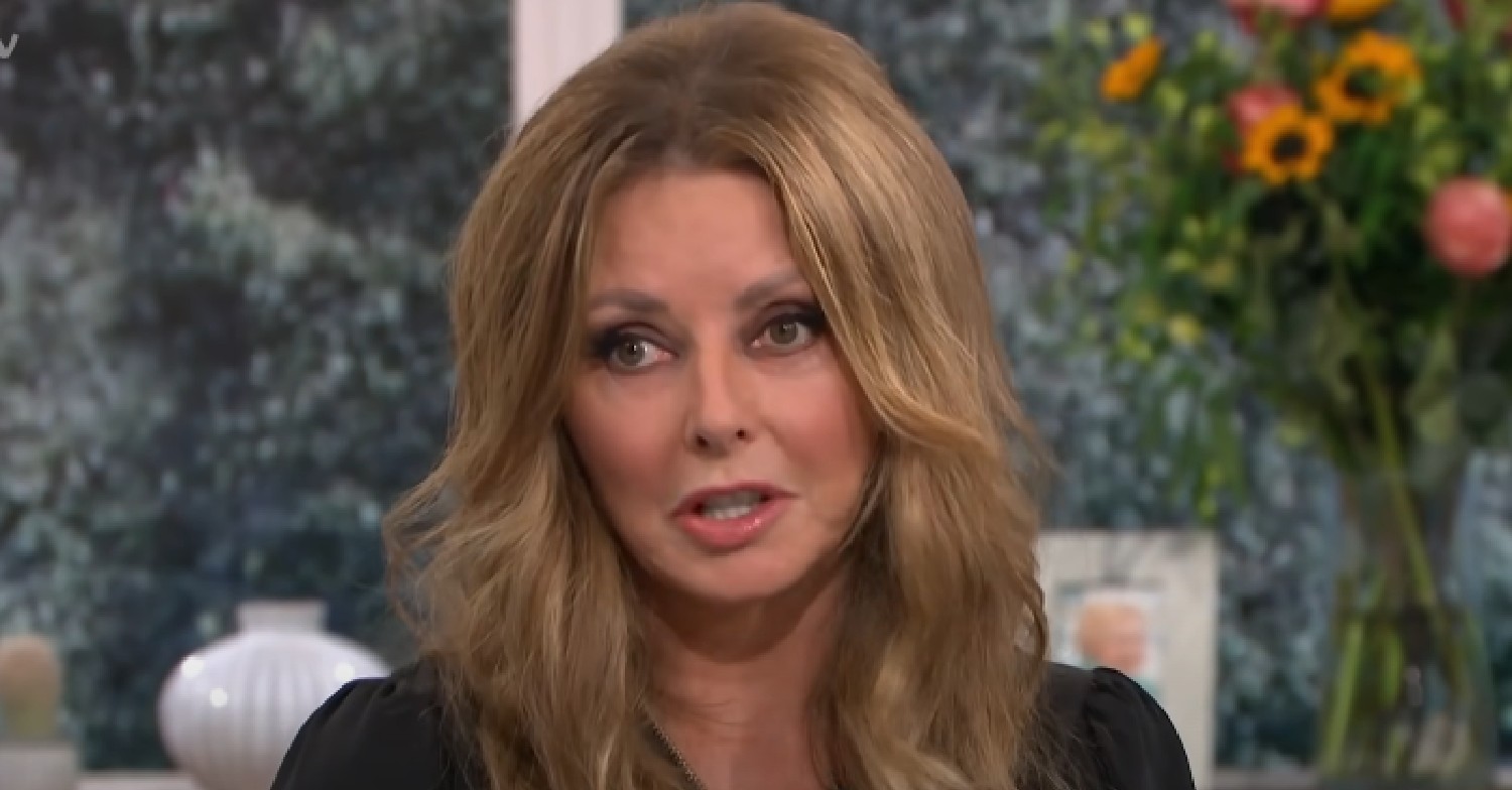 Carol Vorderman speaking on This Morning