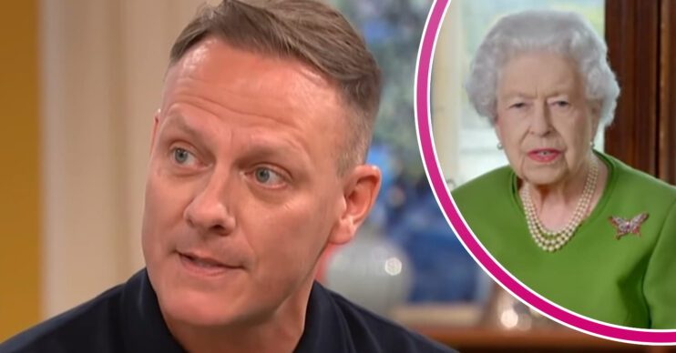 Coronation Street Antony Cotton and The Queen