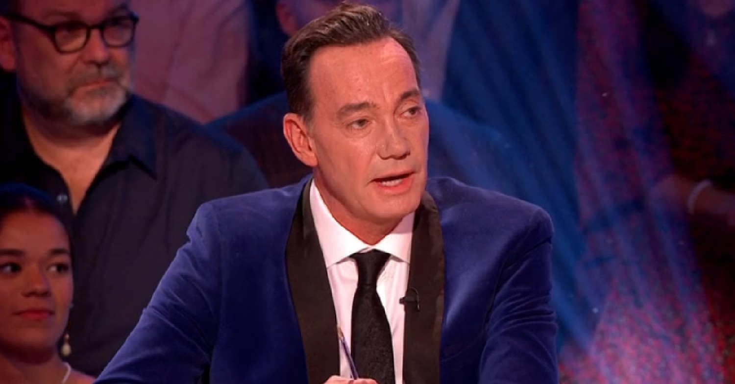 Craig Revel Horwood looks serious on Strictly Come Dancing