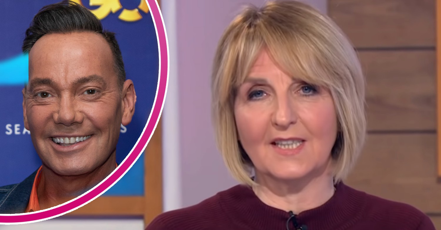 Strictly 2022 judge Craig Revel Horwood smiling and Kaye Adams
