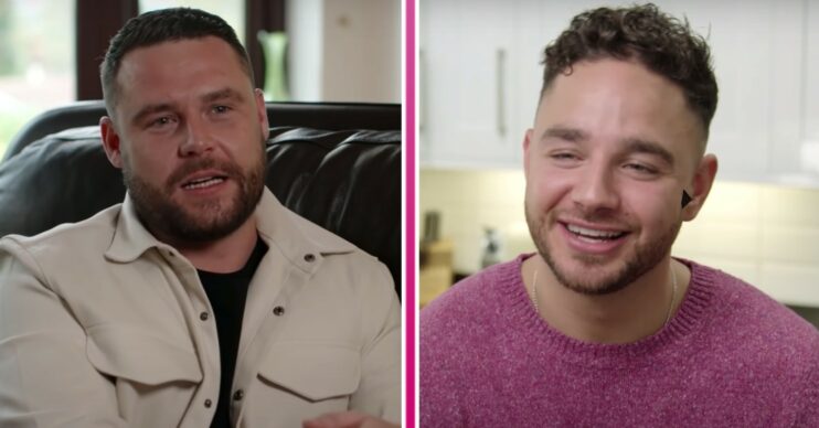Danny Miller and Adam Thomas speak to the camera