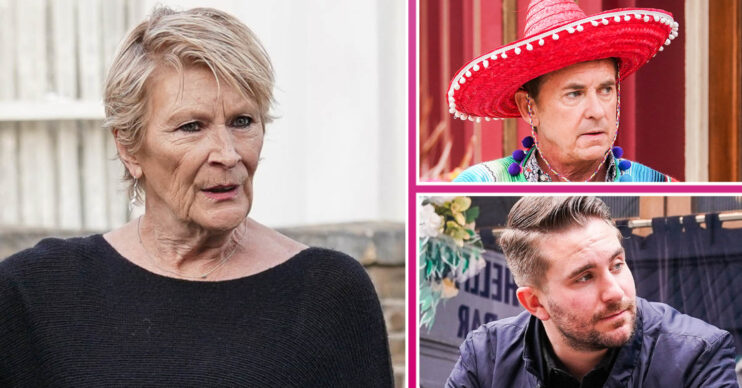 EastEnders Shirley, Alfie and Callum
