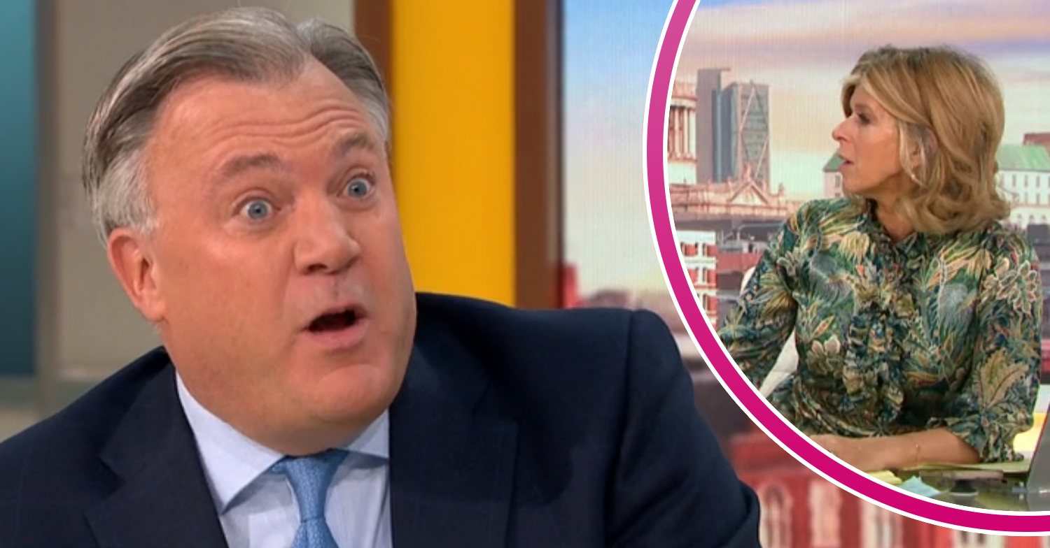 Ed Balls and Kate Garraway bickering on GMB