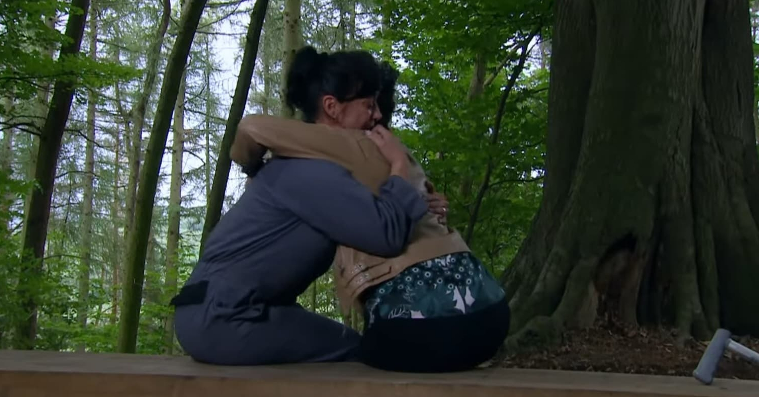 Emmerdale Moira and Faith hug