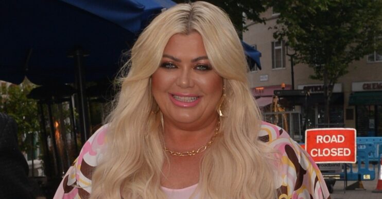 Gemma Collins smiling to the camera