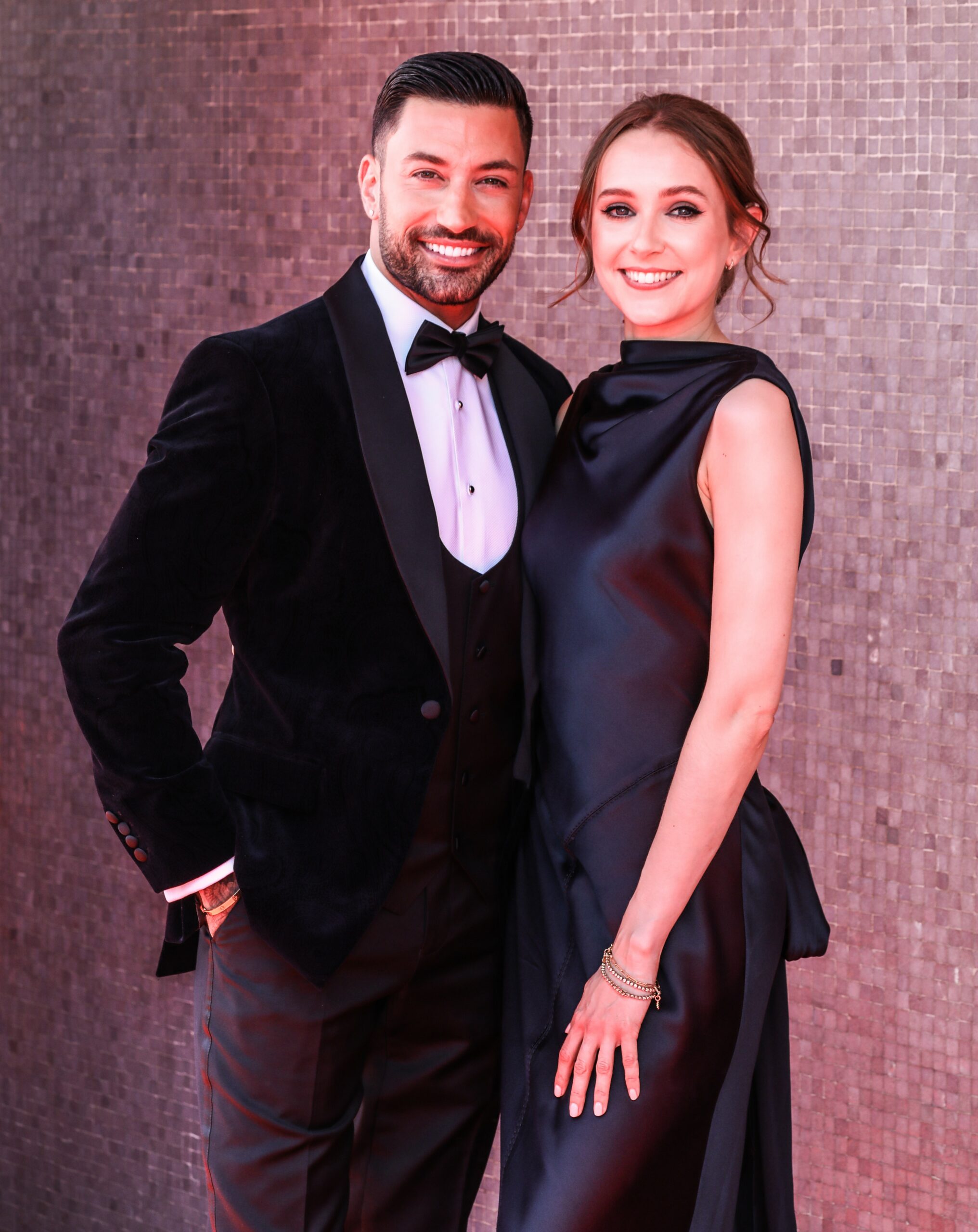 Strictly stars Giovanni and Rose smile at BAFTAs