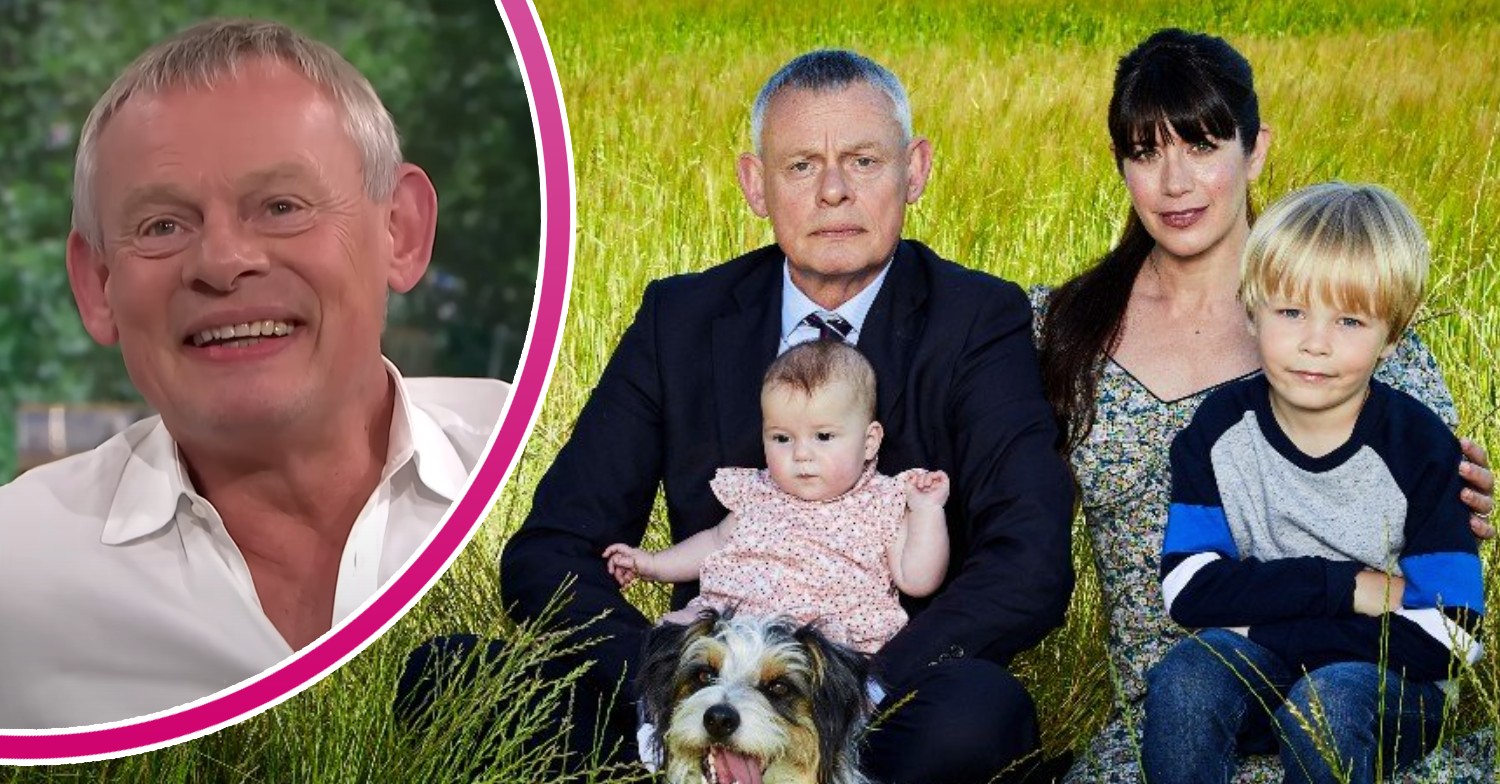 Martin Clunes smiles, and look sterner as Doc Martin - but how did Doc Martin series 9 end?