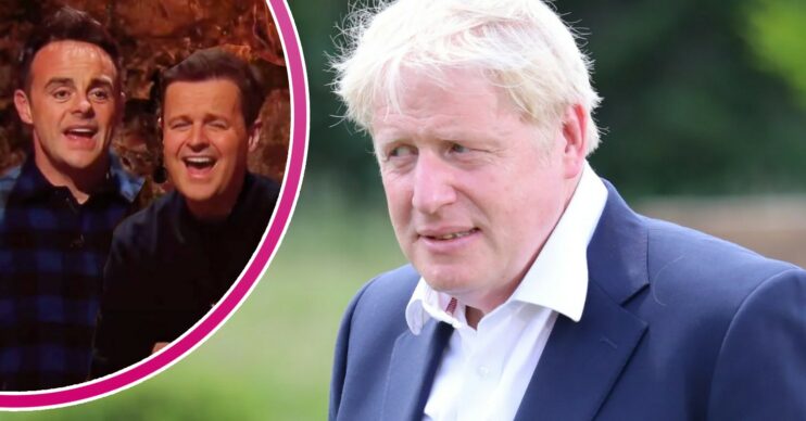 I'm A Celebrity 2022 hosts Ant and Dec are amused, Boris Johnson looks fed up