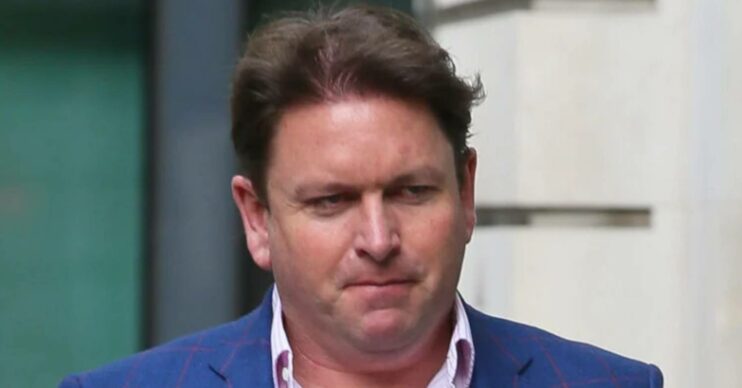 James Martin looks serious
