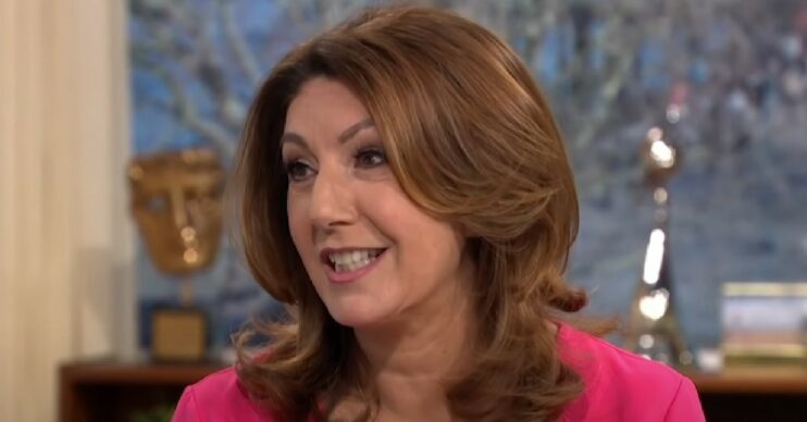 Jane McDonald smiling on This Morning