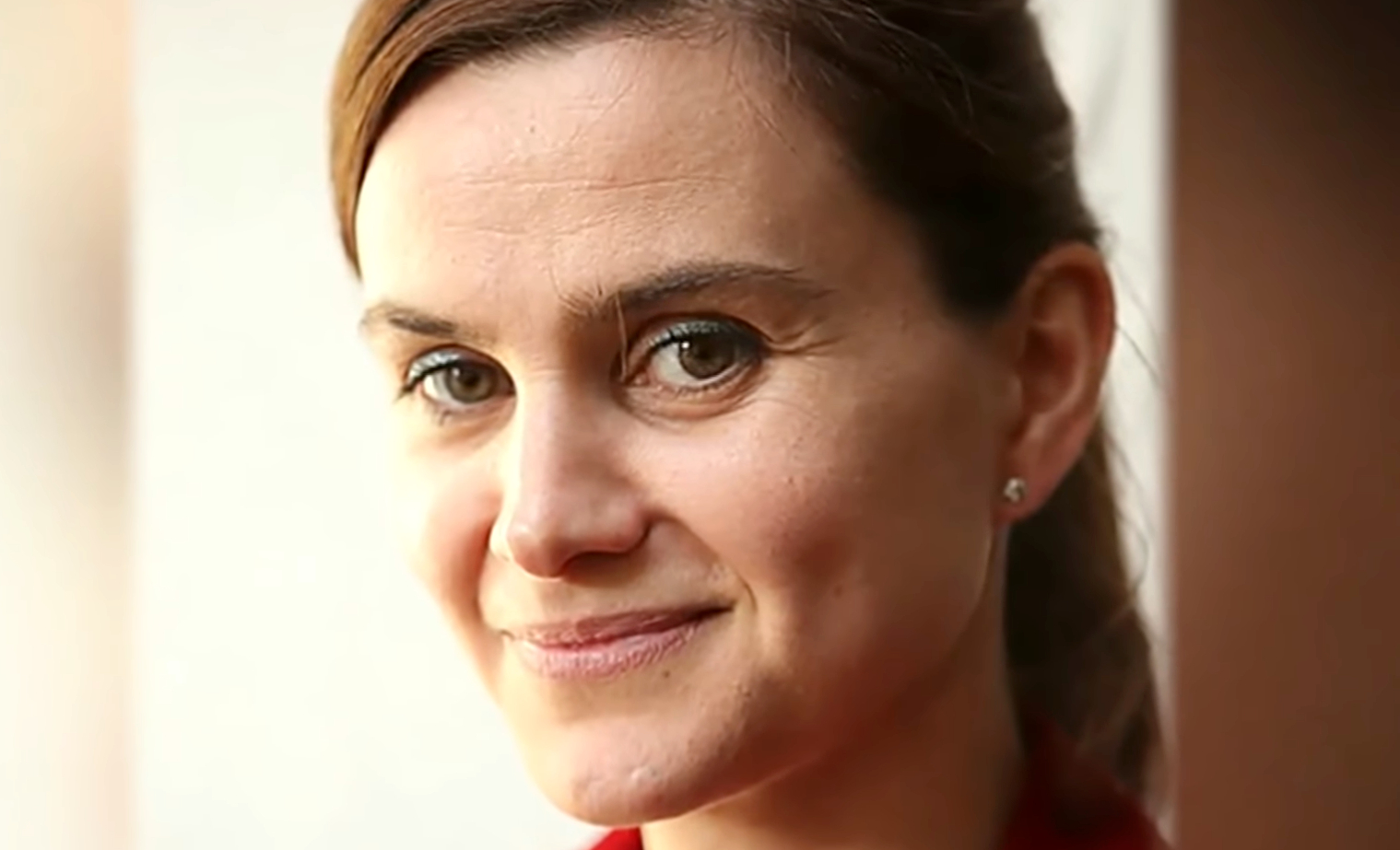 Jo Cox smiles into the camera