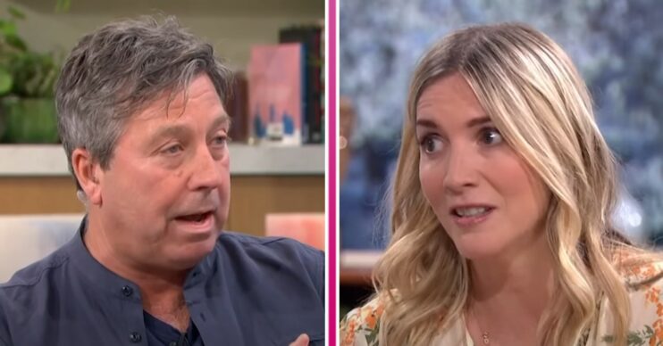 John Torode and Lisa Faulkner on This Morning