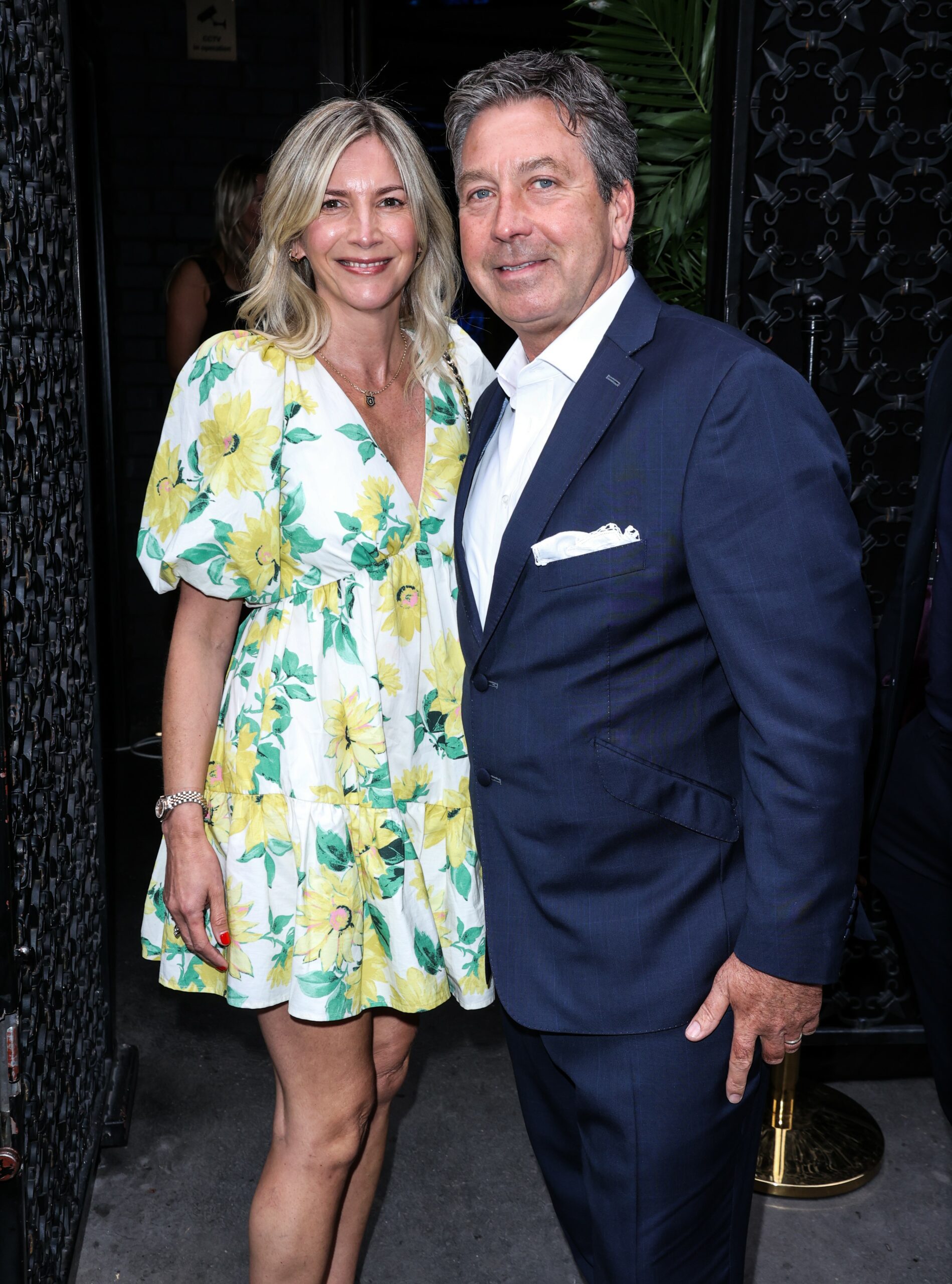 Lisa Faulkner and John Torode during event