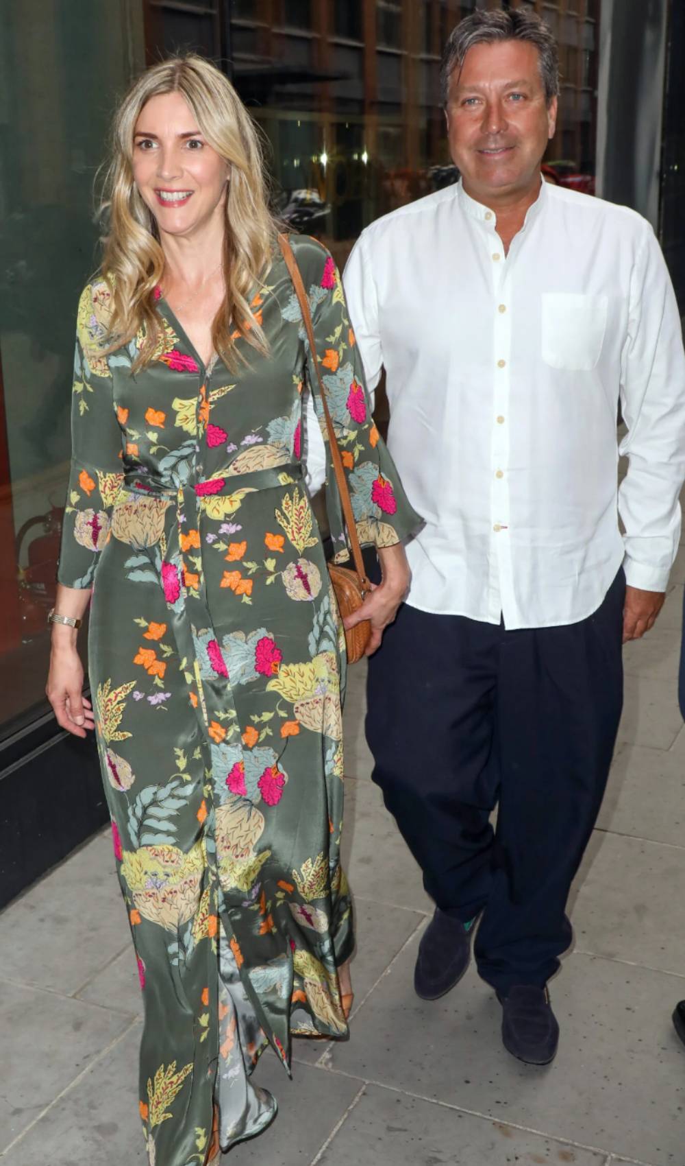 Lisa Faulkner steps out with husband John Torode, who she shares a family with