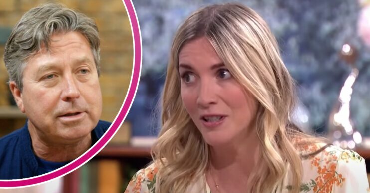 John Torode looks unsure, Lisa Faulkner looks determined