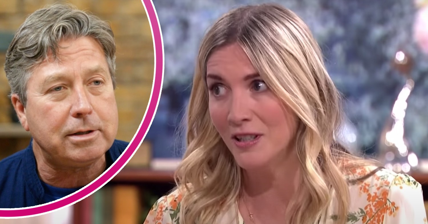 John Torode looks unsure, Lisa Faulkner looks determined