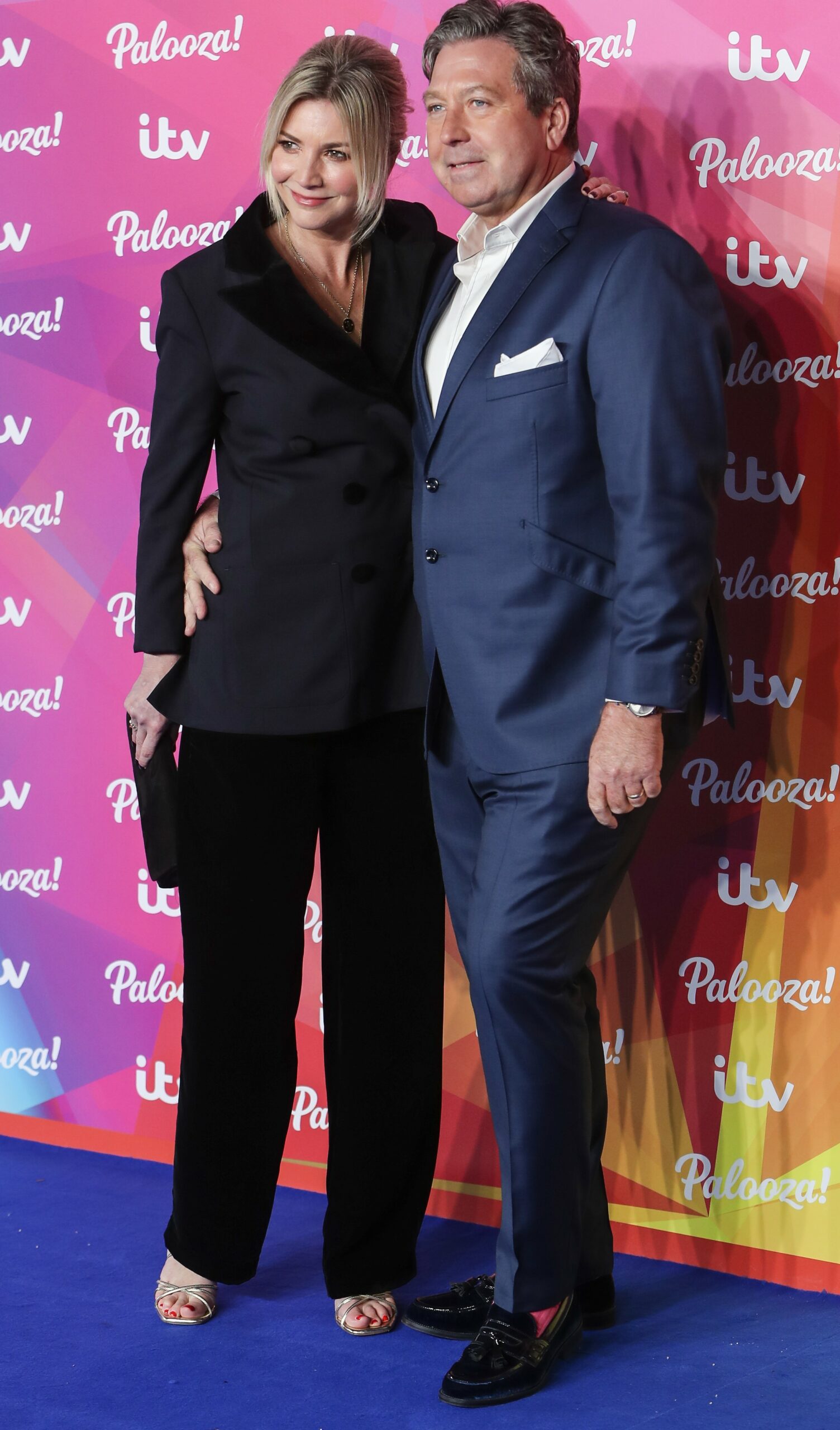 Lisa Faulkner and John Torode at ITV Palooza