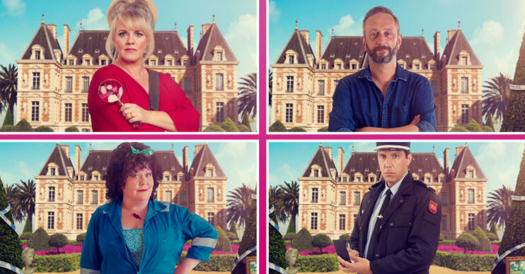 The cast of the Madame Blanc Mysteries